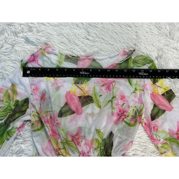 Floral Beach Cover Up Small - Picture 9 of 10